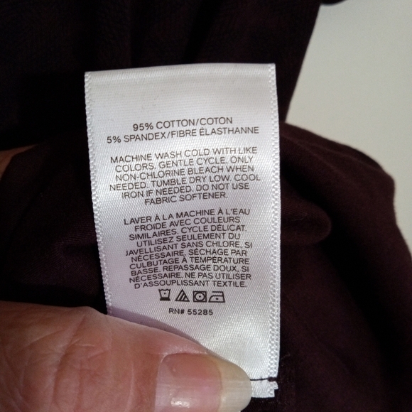 Express maroon short sleeve stretch moisture wicking shirt GUC men size Large - Picture 4 of 5